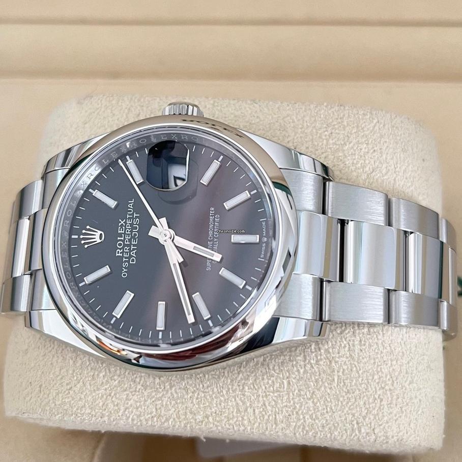 Rolex Datejust 36 36mm Like New (Unworn) 2025 (May) Black Dial Index Oyster Band 126200