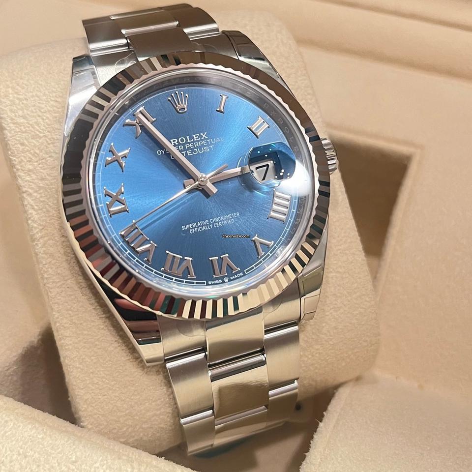 Rolex Datejust 41 mm / Like New (Unworn) 2025 (May) Blue Rom Dial/126334