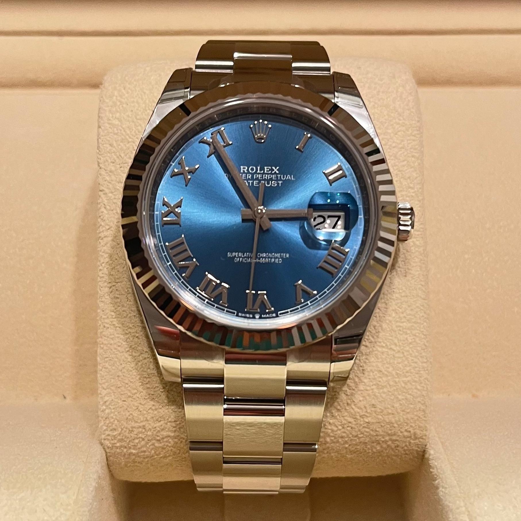 Rolex Datejust 41 mm / NEW 2025 (May) Blue Rom Dial/126334