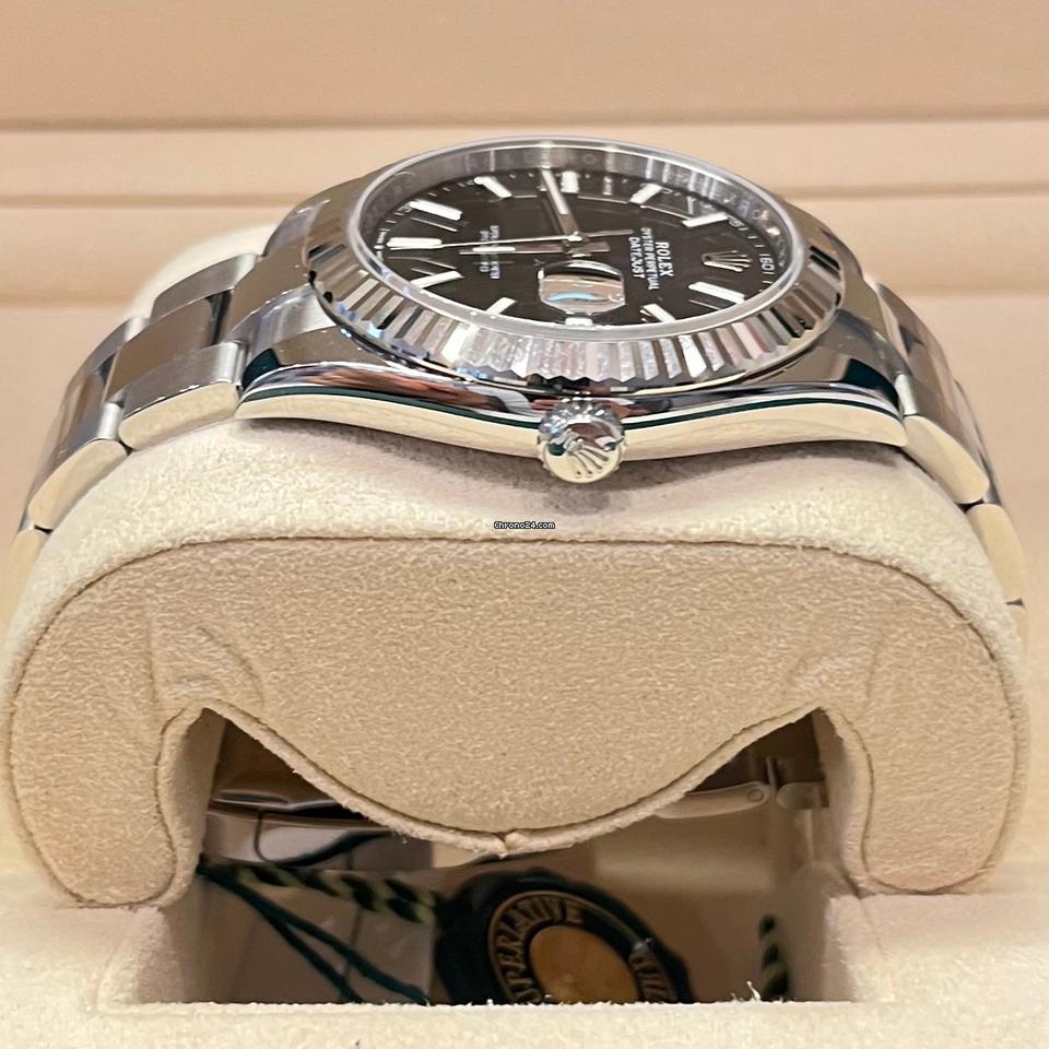Rolex Datejust 41 41mm Like New (Unworn) 2025 (May)Black Dial Index Oyster 126334