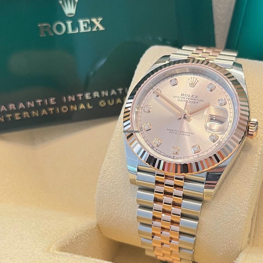 Rolex Datejust 41 Like New (Unworn) 2025 Sundust Dial / 10 Diamonds / jubilee 126331