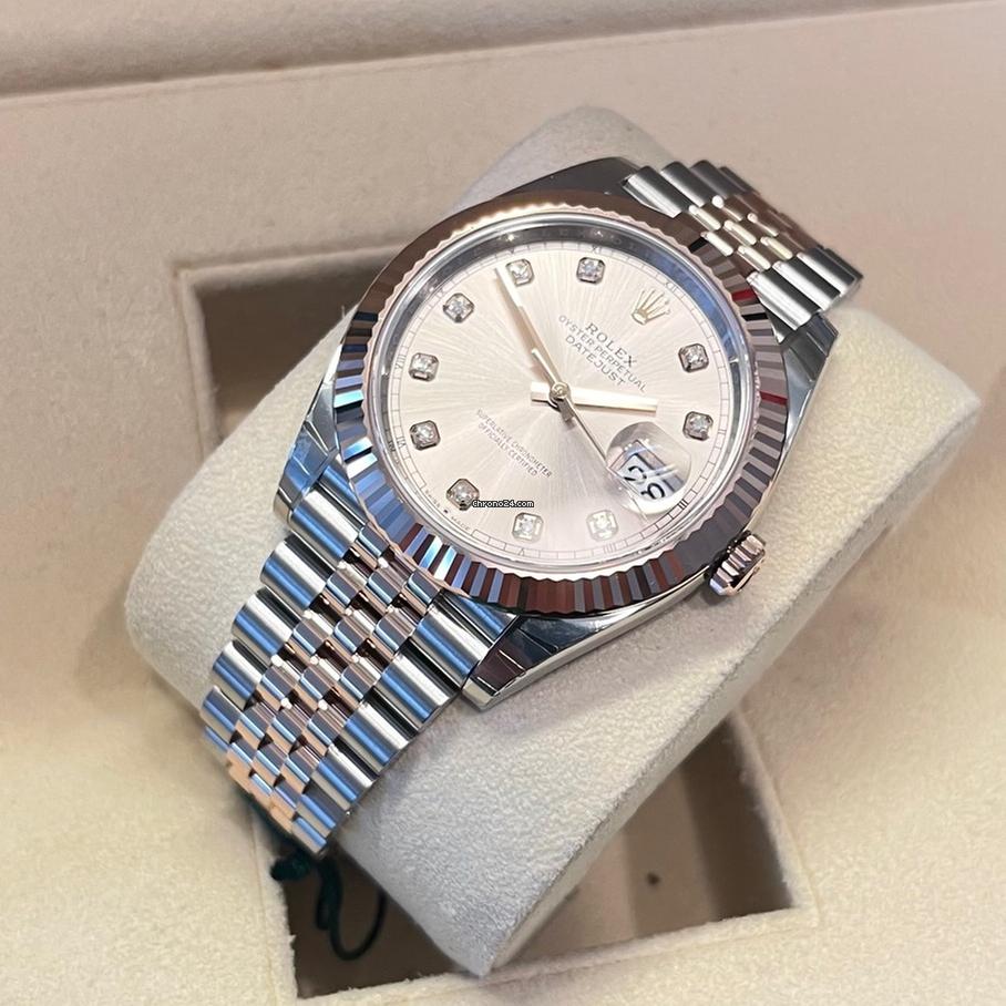 Rolex Datejust 41 Like New (Unworn) 2025 Sundust Dial / 10 Diamonds / jubilee 126331
