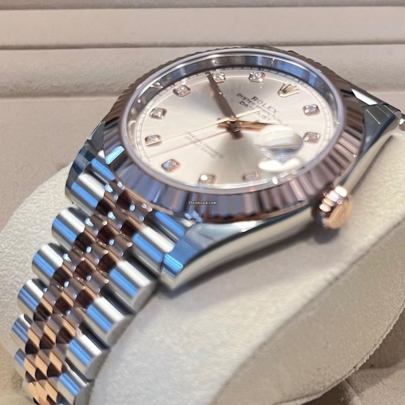 Rolex Datejust 41 Like New (Unworn) 2025 Sundust Dial / 10 Diamonds / jubilee 126331