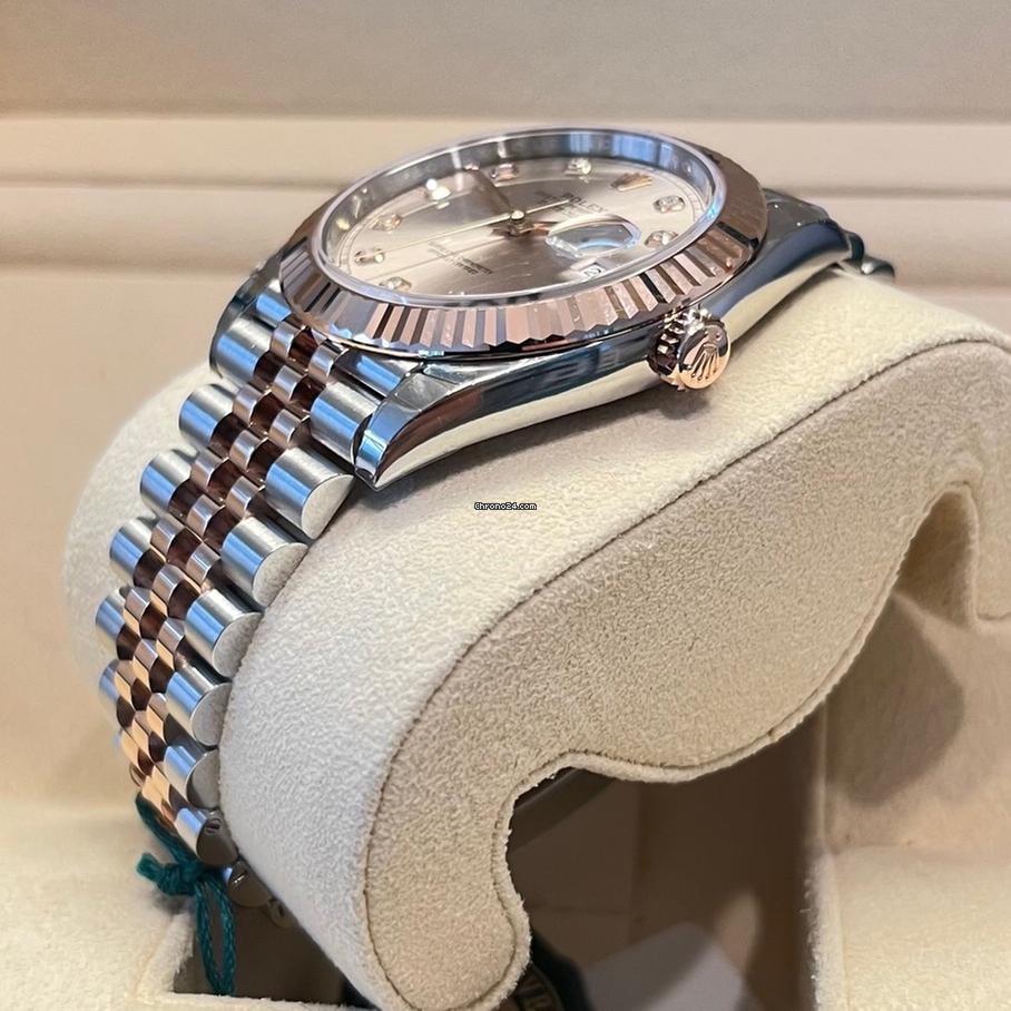 Rolex Datejust 41 Like New (Unworn) 2025 Sundust Dial / 10 Diamonds / jubilee 126331
