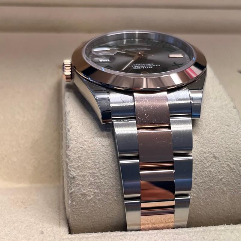 Rolex Datejust 41 41mm / Like New (Unworn) 2025/Wimbledon Dial / Rose Gold 126301