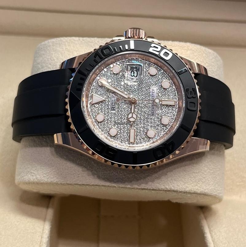 Rolex Yacht-Master 40 40mm Like New (Unworn) 2024 (December) Pave Diamond Dial 126655