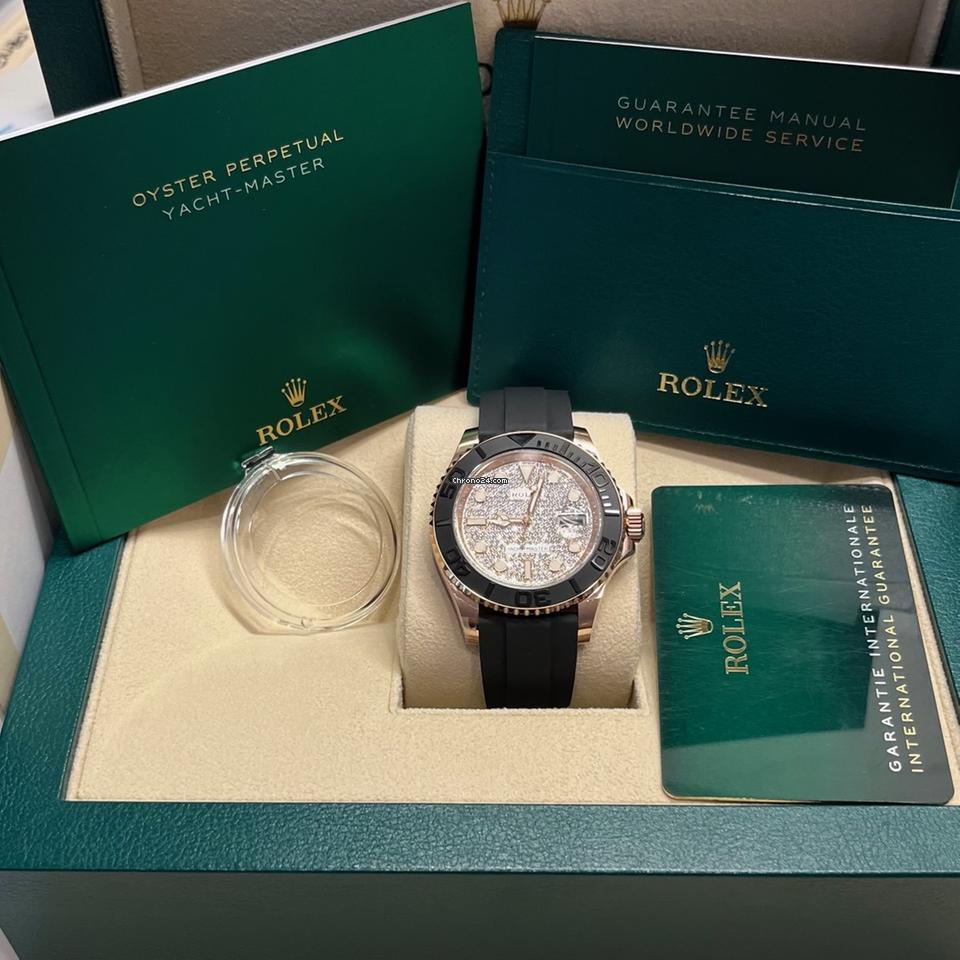 Rolex Yacht-Master 40 40mm Like New (Unworn) 2024 (December) Pave Diamond Dial 126655