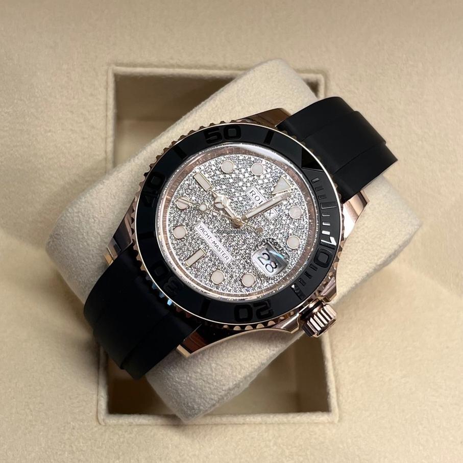Rolex Yacht-Master 40 40mm Like New (Unworn) 2024 (December) Pave Diamond Dial 126655