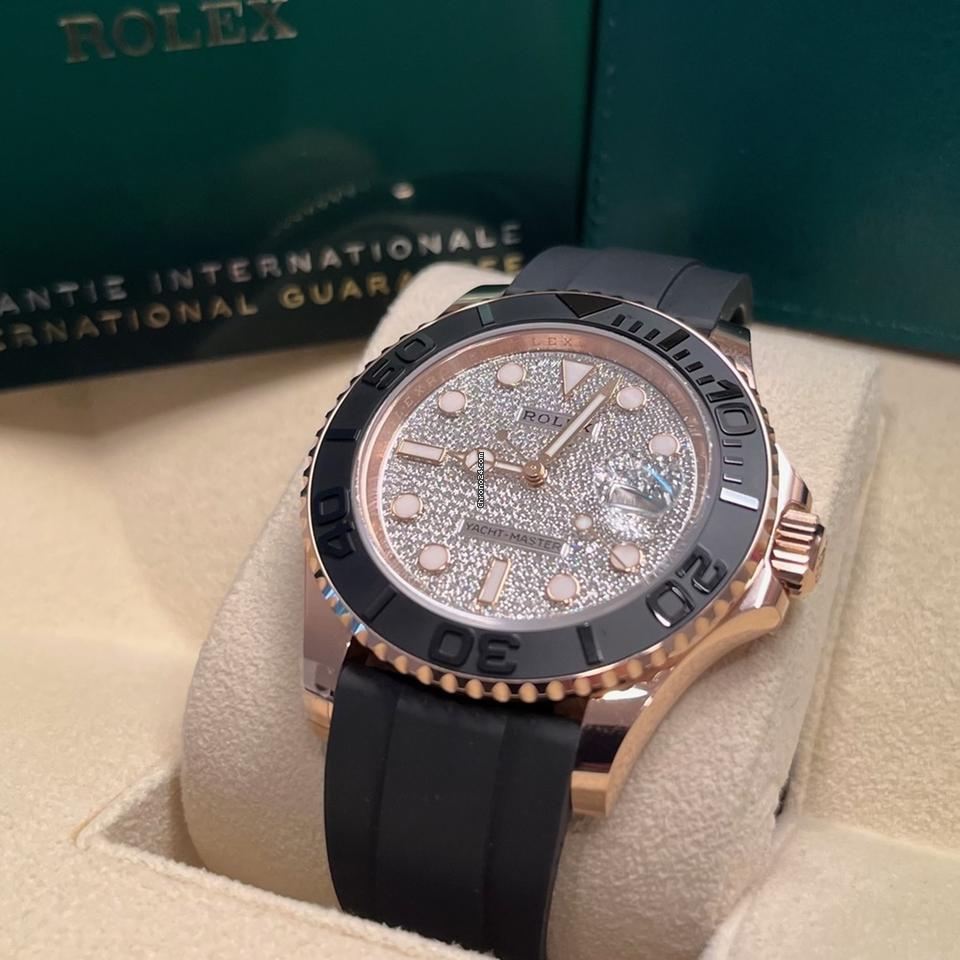 Rolex Yacht-Master 40 40mm Like New (Unworn) 2024 (December) Pave Diamond Dial 126655
