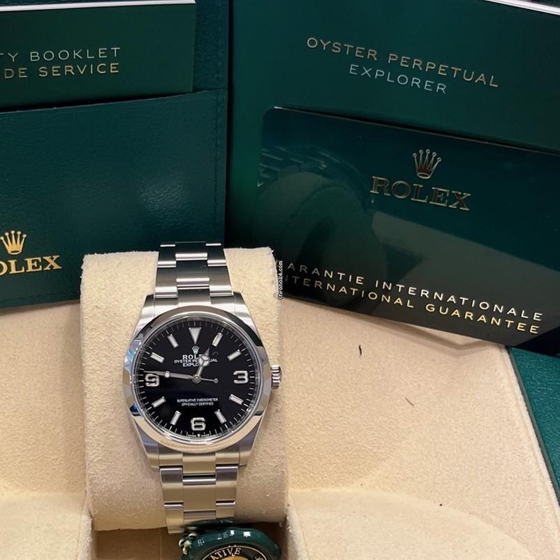 Rolex Explorer 36mm Like New (Unworn) 2025 (May)/124270