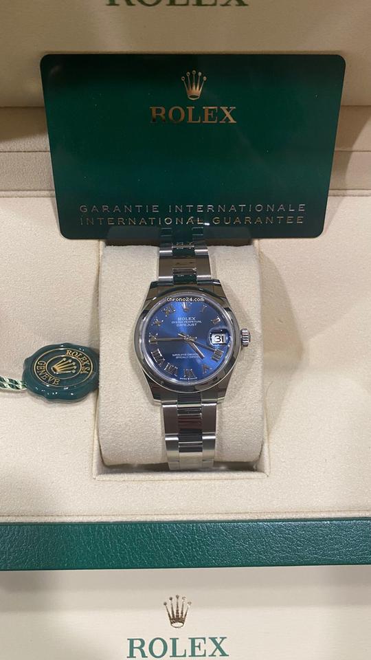 Rolex Datejust 31 31mm / Like New (Unworn) 2025 Blue Rom Dial 278240
