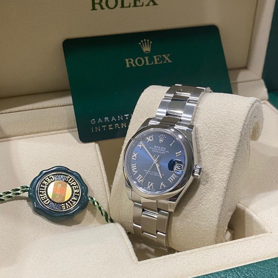 Rolex Datejust 31 31mm / Like New (Unworn) 2025 Blue Rom Dial 278240