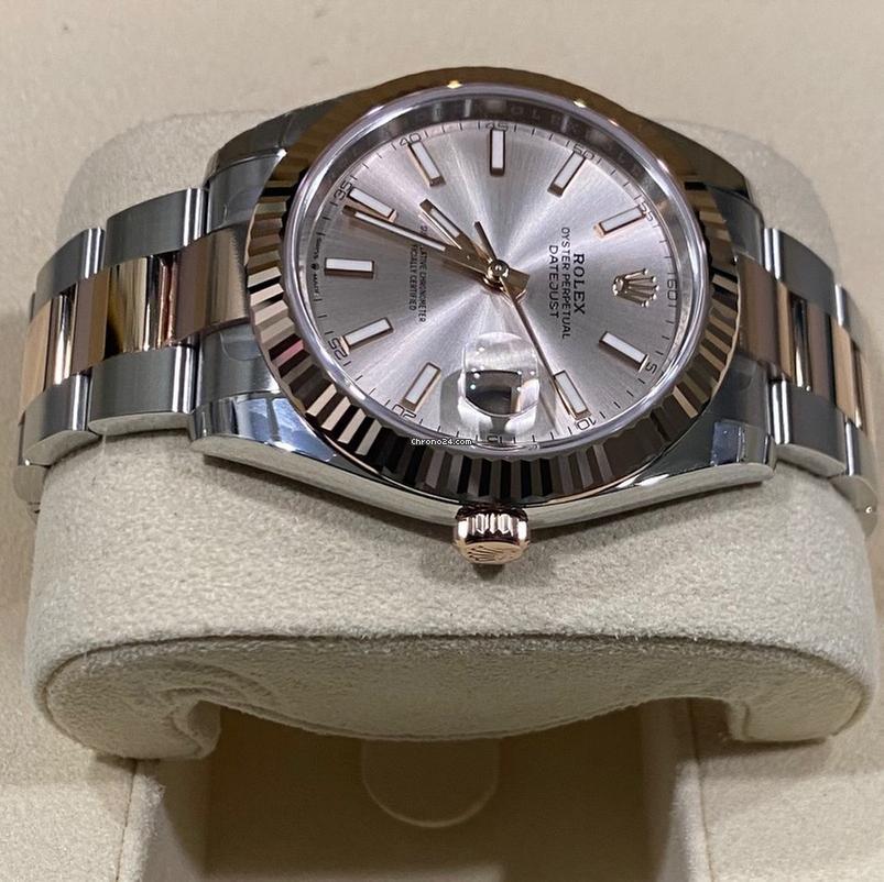 Rolex Datejust 41 mm Like New (Unworn) 2025 Oyster Sundust Dial Fluted Pink 126331