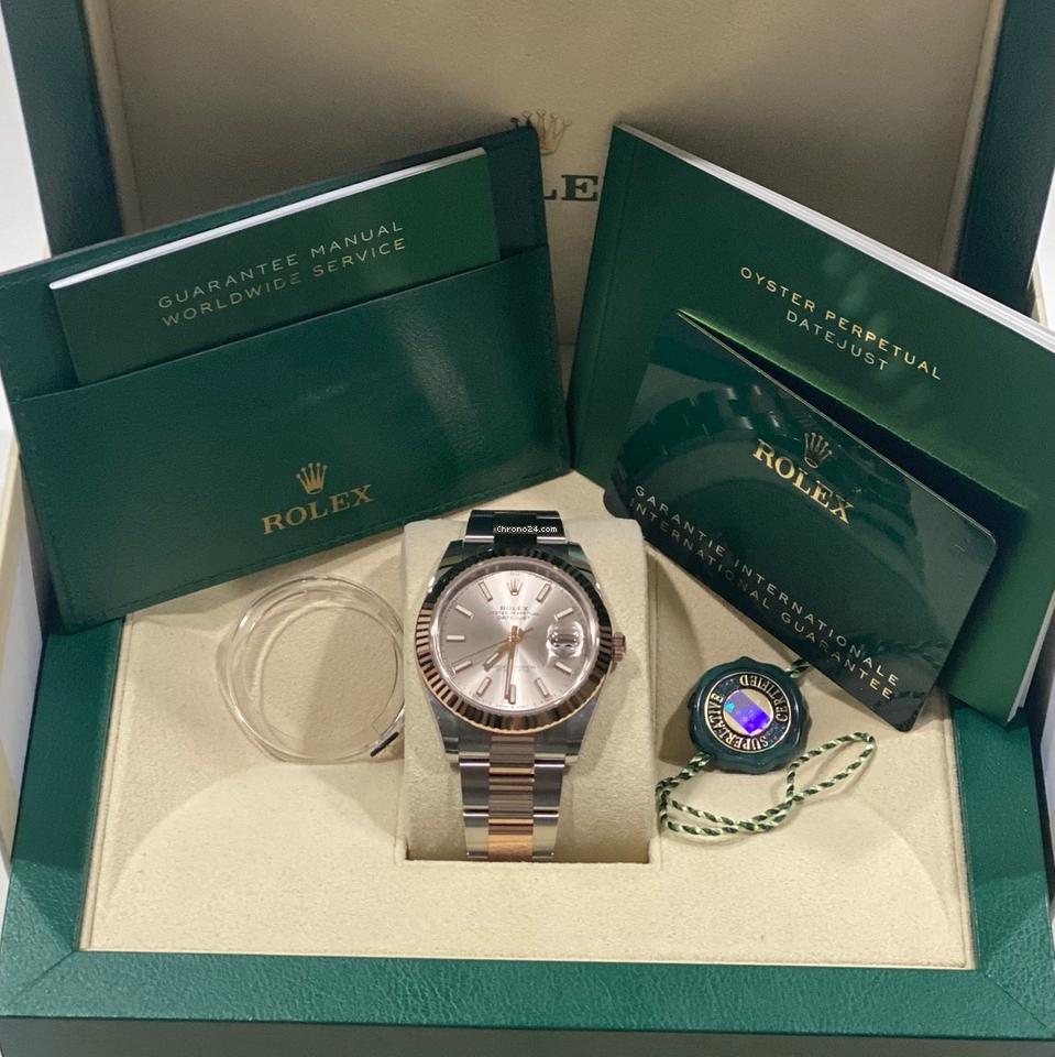 Rolex Datejust 41 mm Like New (Unworn) 2025 Oyster Sundust Dial Fluted Pink 126331