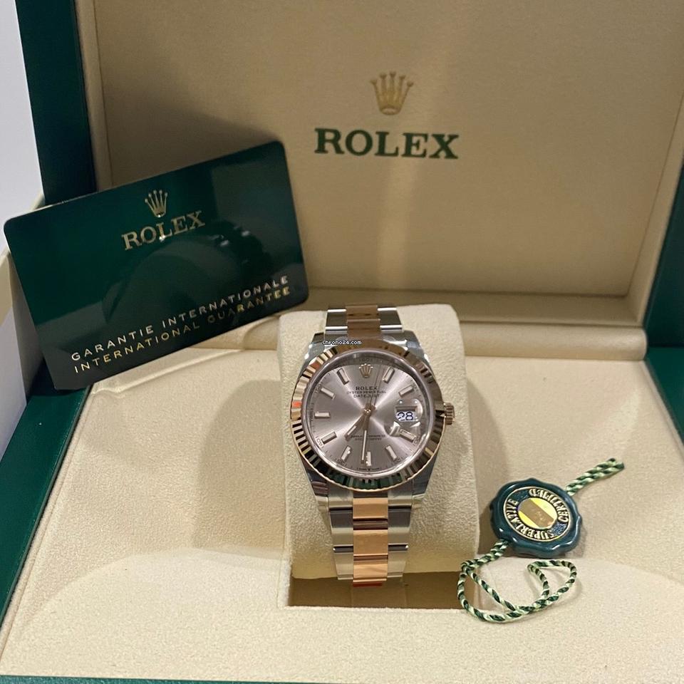 Rolex Datejust 41 mm Like New (Unworn) 2025 Oyster Sundust Dial Fluted Pink 126331