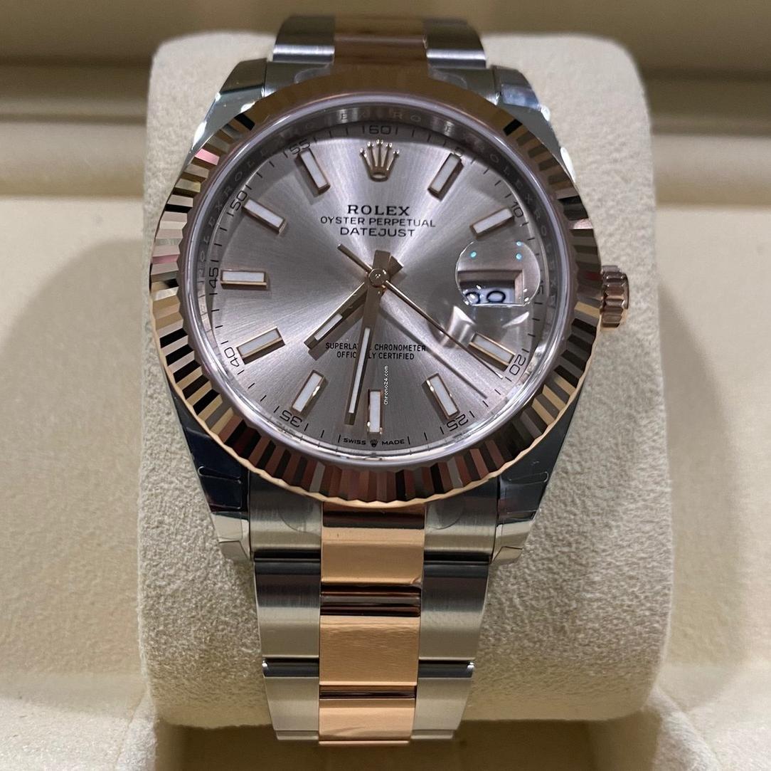 Rolex Datejust 41 mm NEW 2025 Oyster Sundust Dial Fluted Pink 126331