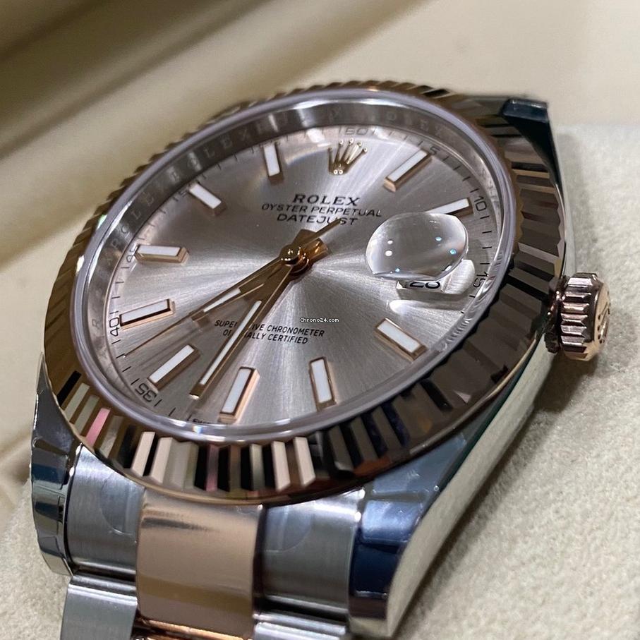 Rolex Datejust 41 mm Like New (Unworn) 2025 Oyster Sundust Dial Fluted Pink 126331