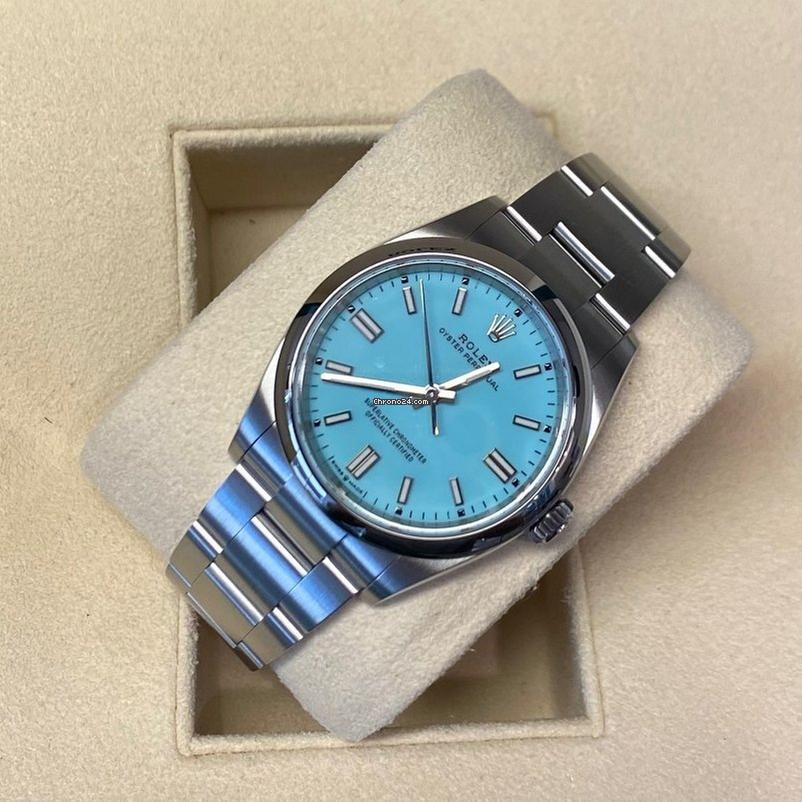 Rolex Oyster Perpetual 36 36mm NEW 2025 (April)"Tiffany Blue" Dial 126000