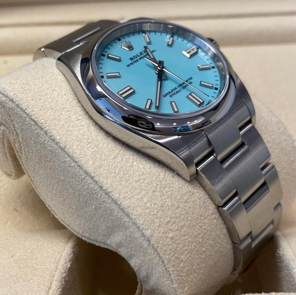 Rolex Oyster Perpetual 36 36mm Like New (Unworn) 2025 (April)"Tiffany Blue" Dial 126000
