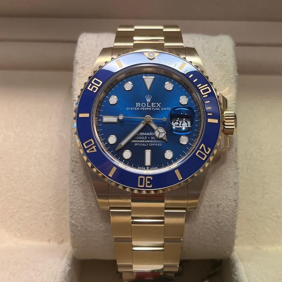 Rolex Submariner Date 41mm NEW 2025 / Blue Dial / Yellow Gold 126618LB