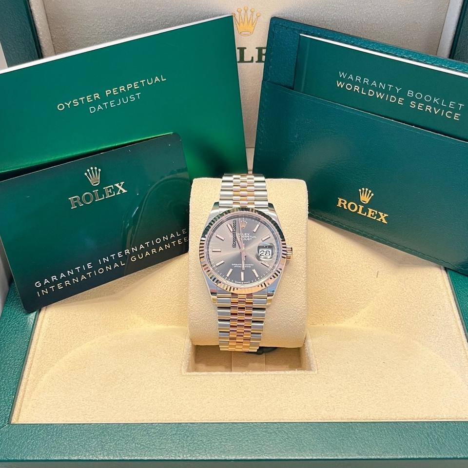 Rolex Datejust 36 36mm Like New (Unworn) 2025 (May) Grey Dial / 126231
