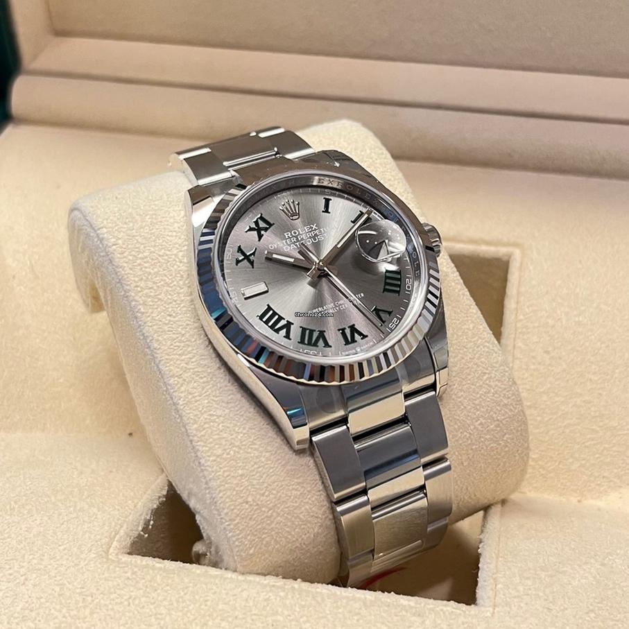 Rolex Datejust 36 36mm Like New (Unworn) 2025 (April)/Wimbledon Dial / 126234