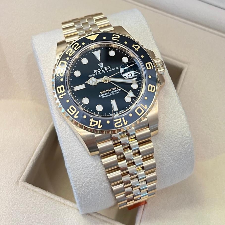 Rolex GMT-Master II Like New (Unworn) 2025 (May) / Yellow Gold/126718 GRNR
