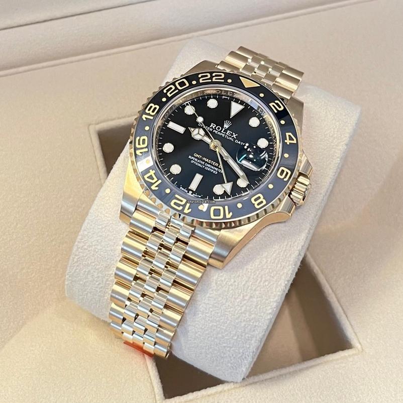 Rolex GMT-Master II Like New (Unworn) 2025 (May) / Yellow Gold/126718 GRNR
