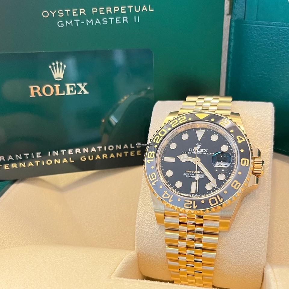 Rolex GMT-Master II Like New (Unworn) 2025 (May) / Yellow Gold/126718 GRNR