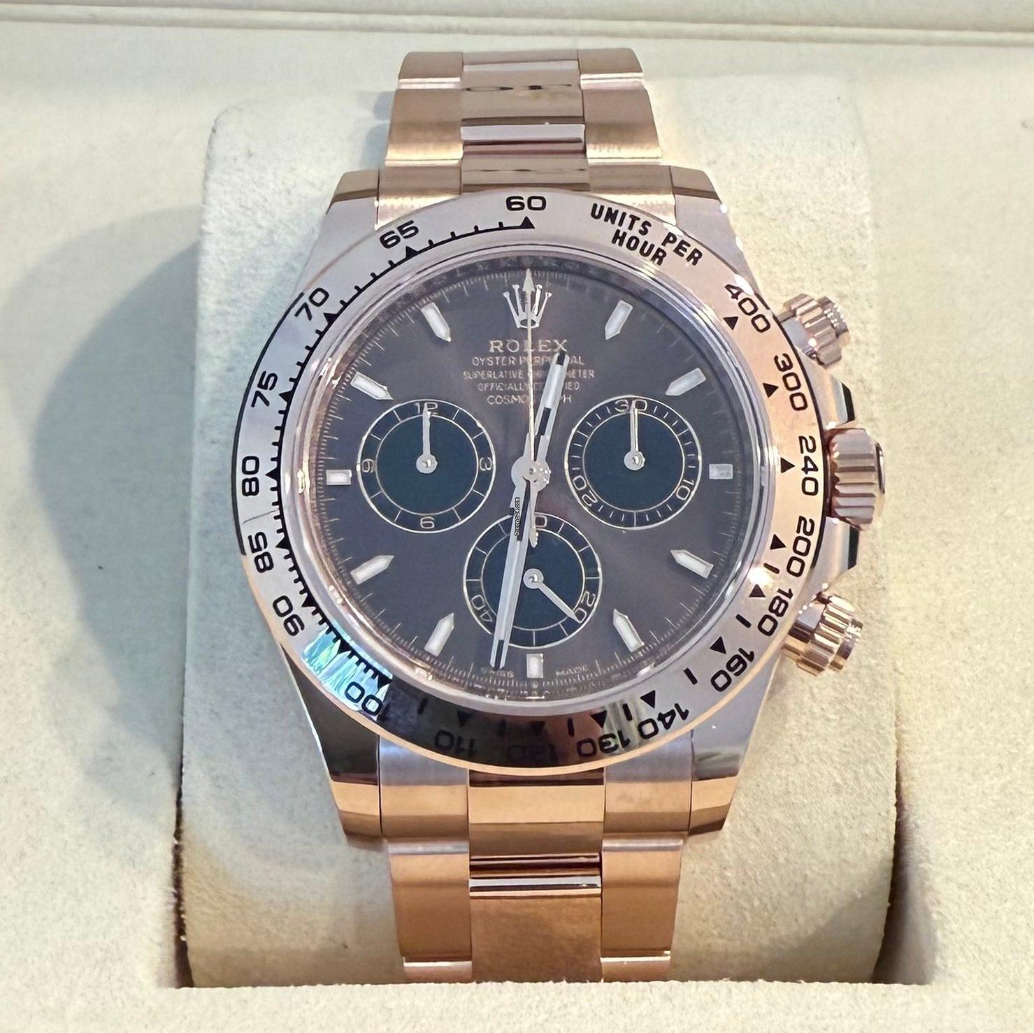 Rolex Daytona Daytona/NEW 2025 (May) Rose Gold Brown Dial 126505