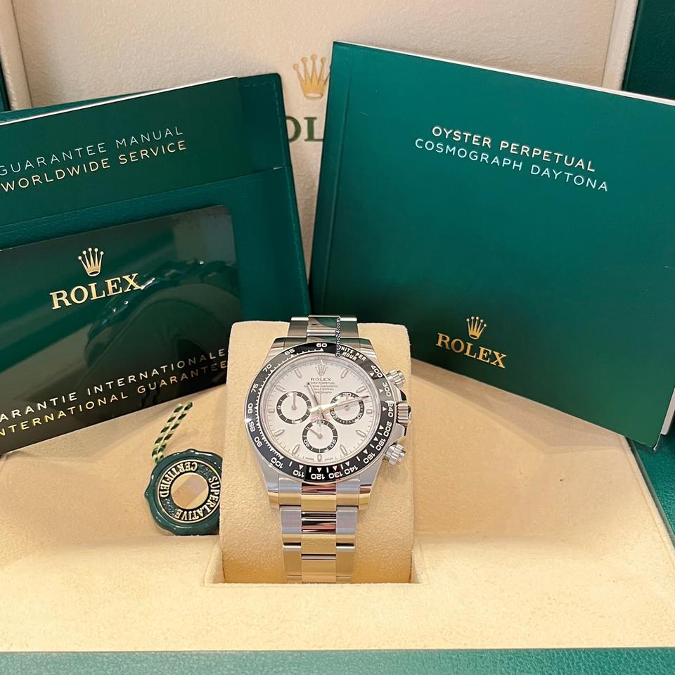Rolex Daytona Like New (Unworn) 2025 White Dial / Stainless Steel / 126500LN
