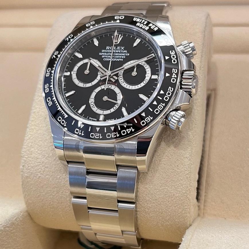 Rolex Daytona Daytona/NEW 2025 Black Dial / Stainless Steel / 126500LN