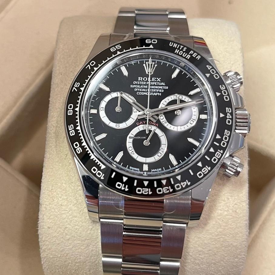 Rolex Daytona Daytona/Like New (Unworn) 2025 Black Dial / Stainless Steel / 126500LN