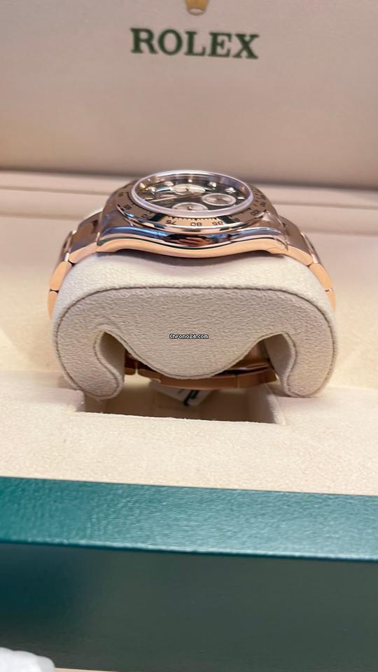 Rolex Daytona Daytona/Like New (Unworn) 2025 (March)/Black Dial Diamond Rose GOLD/126505