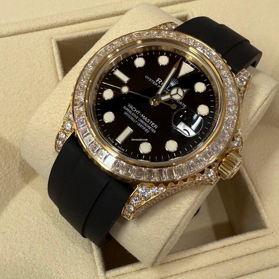 Rolex Yacht-Master 42 42mm Like New (Unworn) 2025 Yellow Gold , Factory Diamond 226668TBR
