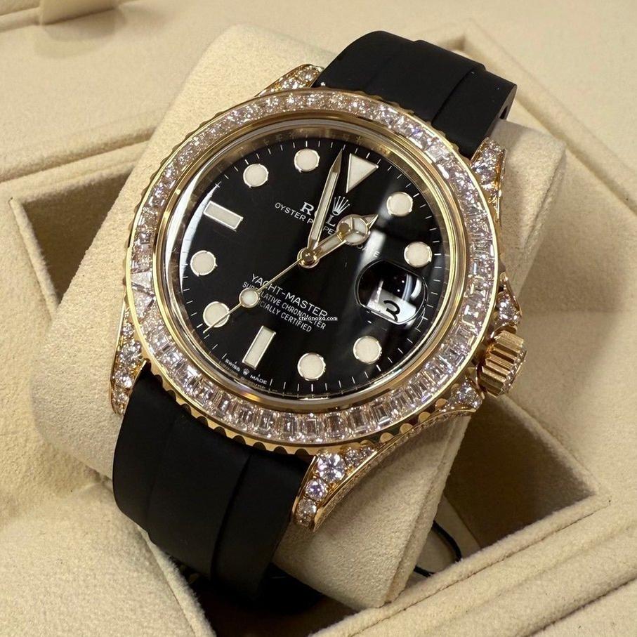 Rolex Yacht-Master 42 42mm Like New (Unworn) 2025 Yellow Gold , Factory Diamond 226668TBR