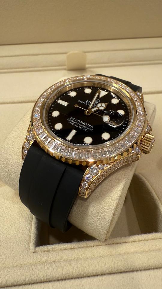 Rolex Yacht-Master 42 42mm Like New (Unworn) 2025 Yellow Gold , Factory Diamond 226668TBR