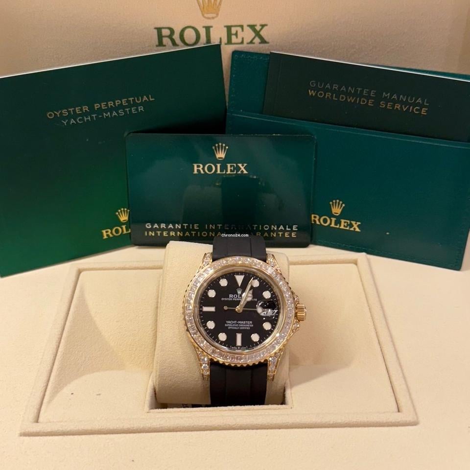 Rolex Yacht-Master 42 42mm Like New (Unworn) 2025 Yellow Gold , Factory Diamond 226668TBR