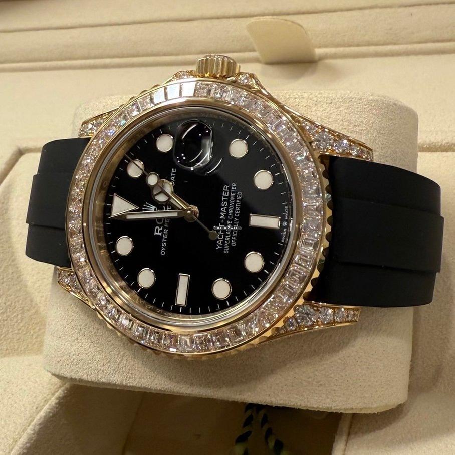 Rolex Yacht-Master 42 42mm Like New (Unworn) 2025 Yellow Gold , Factory Diamond 226668TBR