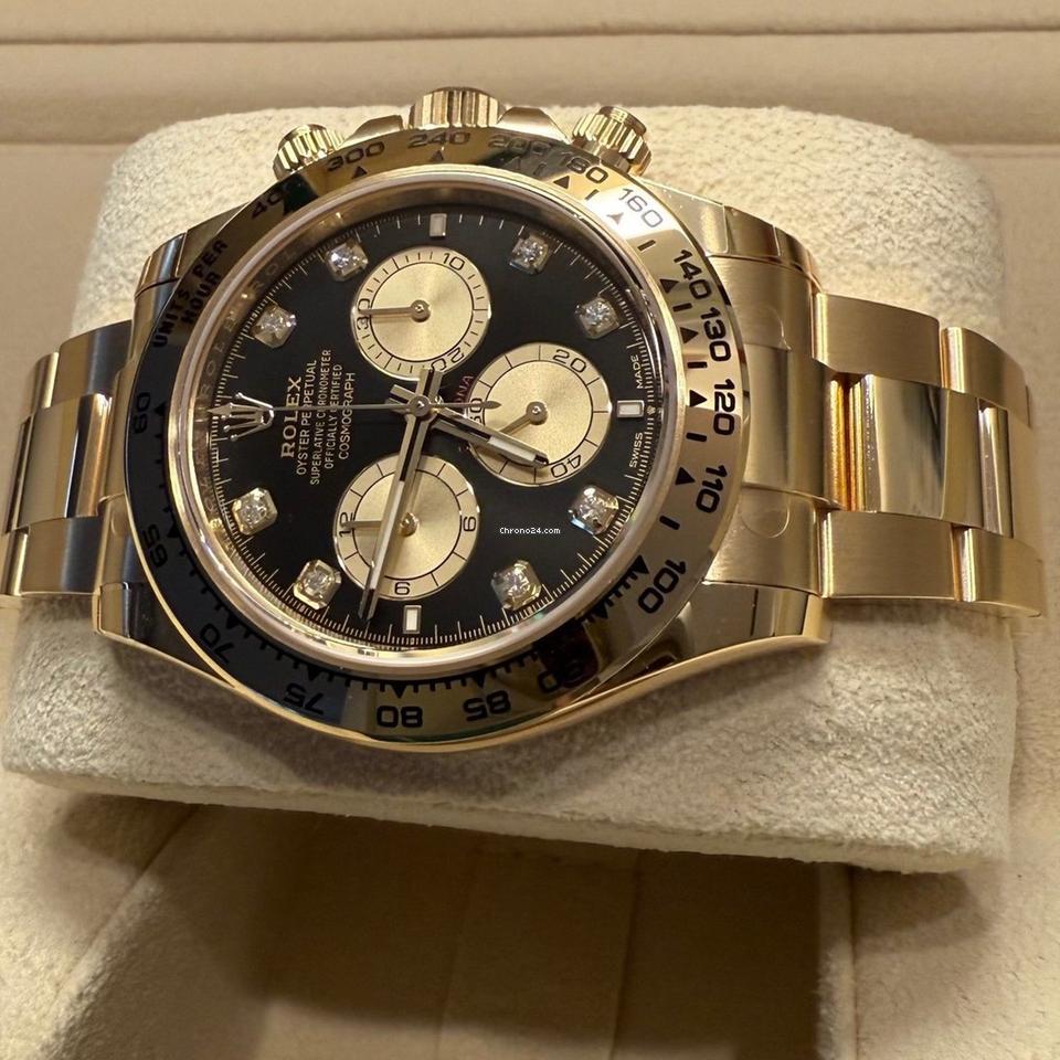 Rolex Daytona Cosmograph Daytona / Like New (Unworn) 2025(may) / Black Dial / Diamond 126508