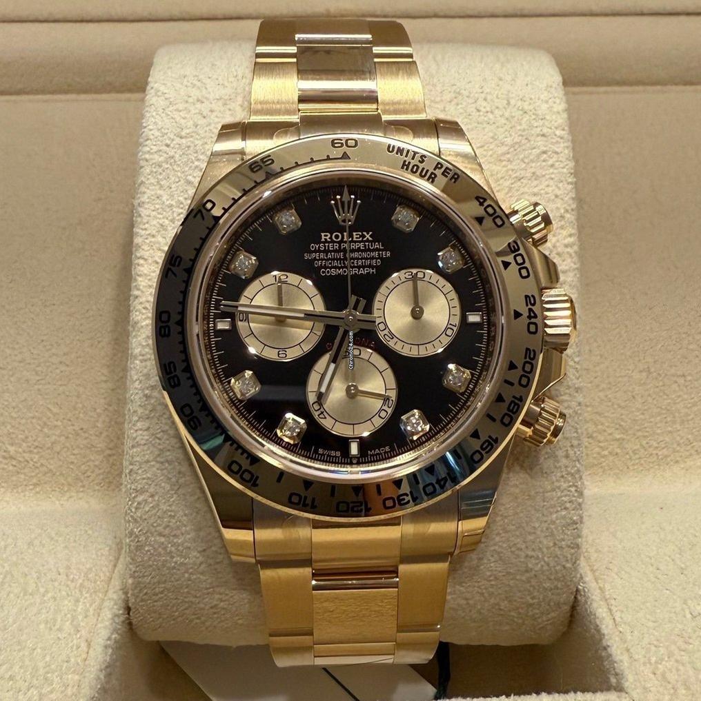 Rolex Daytona Cosmograph Daytona / NEW 2025(may) / Black Dial / Diamond 126508