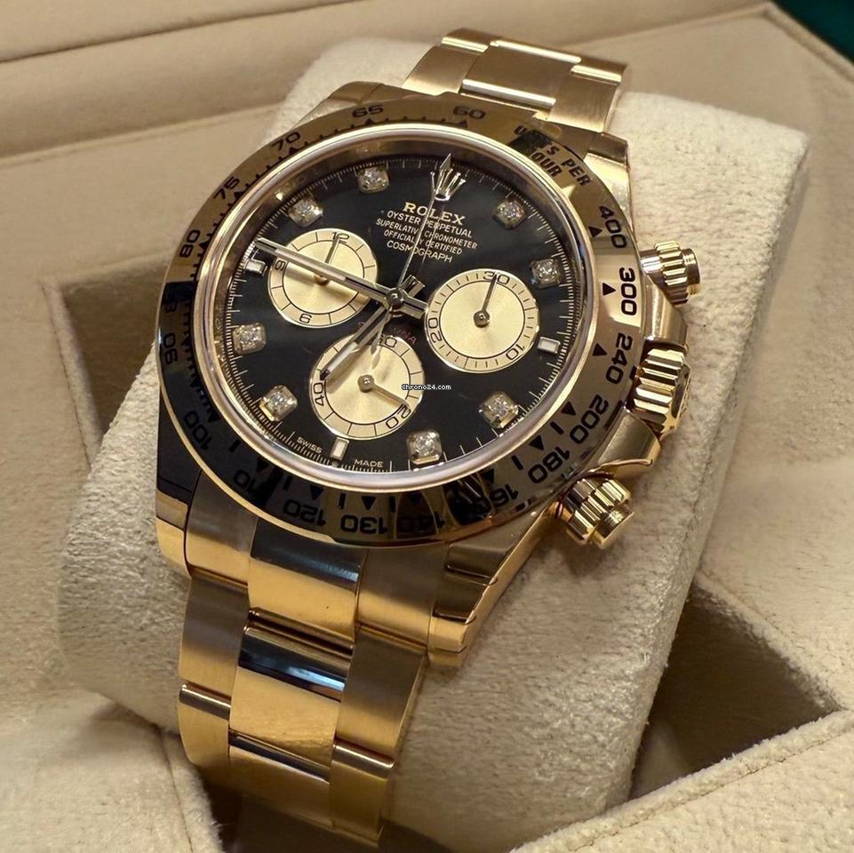 Rolex Daytona Cosmograph Daytona / Like New (Unworn) 2025(may) / Black Dial / Diamond 126508