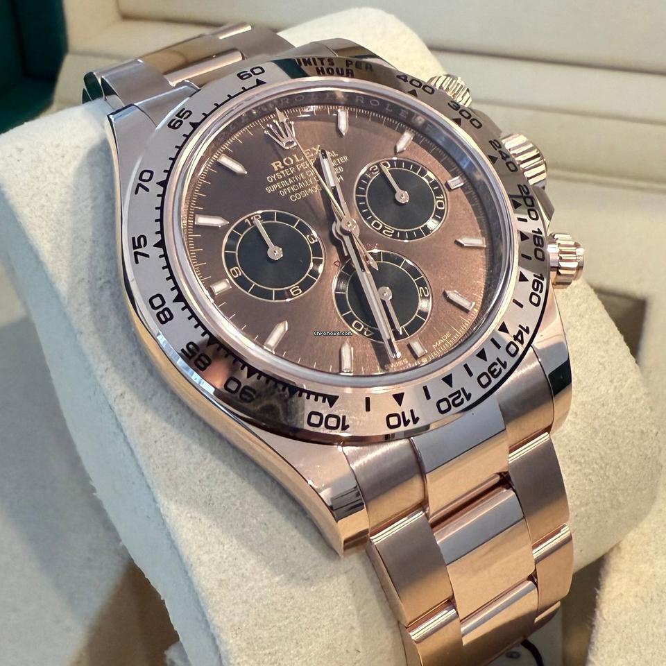 Rolex Daytona Daytona/Like New (Unworn) 2025 (May) Rose Gold Brown Dial 126505