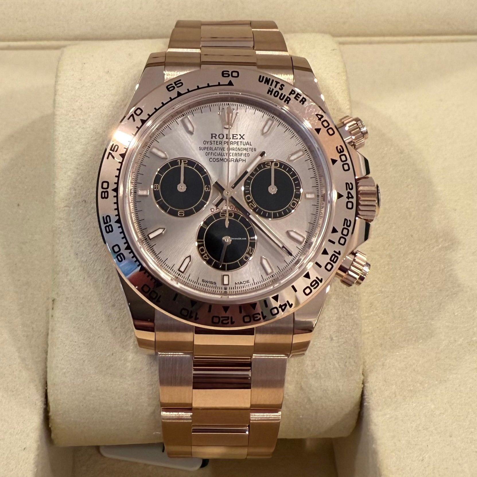 Rolex Daytona Daytona/NEW 2025 (April )/Rose Gold Soundest Bright Black Dial 126505