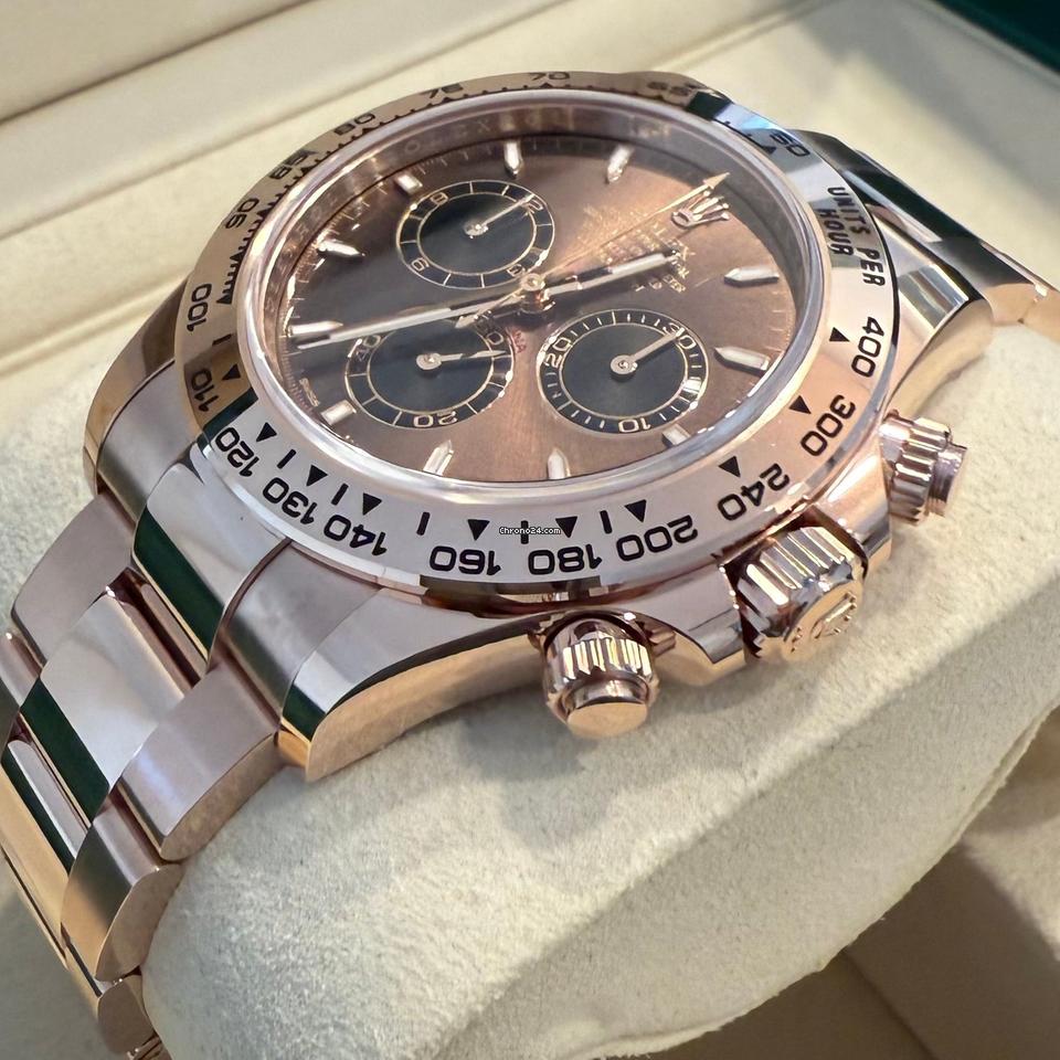 Rolex Daytona Daytona/Like New (Unworn) 2025 (May) Rose Gold Brown Dial 126505