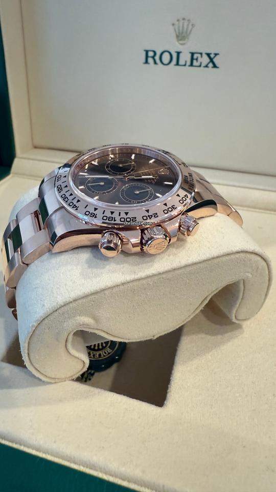 Rolex Daytona Daytona/Like New (Unworn) 2025 (May) Rose Gold Brown Dial 126505