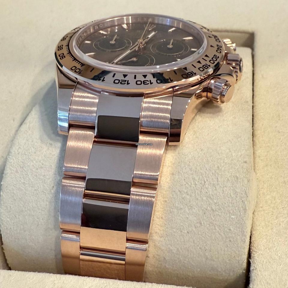 Rolex Daytona Daytona/Like New (Unworn) 2025 (May) Rose Gold Brown Dial 126505