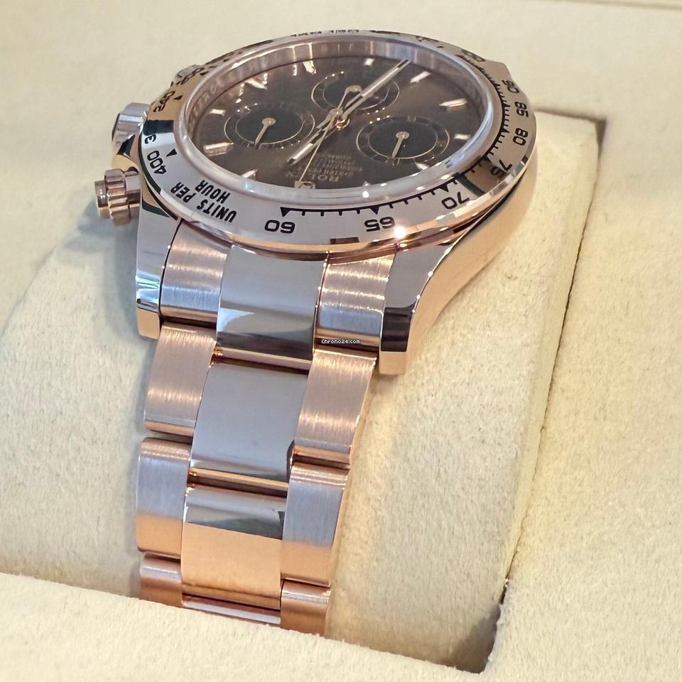 Rolex Daytona Daytona/Like New (Unworn) 2025 (May) Rose Gold Brown Dial 126505