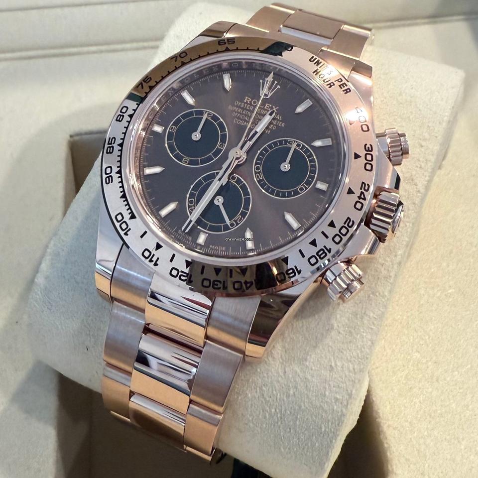Rolex Daytona Daytona/Like New (Unworn) 2025 (May) Rose Gold Brown Dial 126505